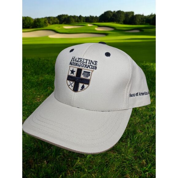 Imperial Star Other - Hazeltine Golf Club Hat‎ Cap Strap Back Adjustable Cotton Golf Logo MN